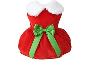 Tonsee Accessoire Prinzessin Kleider Tutu Rock Katze Haustierkleidung Hundekleidung Herbst- und Winterkleidung Haustierkleidung Weihnachten Prinzessin Tweeds Winterjacken Für Chihuahuas (Green-A, M)