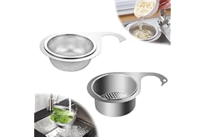DADAZHENXUAN Multi-functional Drain Basket, Stainless Steel Strainer Basket in Swan Shape for the Sink, Drain Basket for Kitchen Sink, Drain Basket, Strainer Basket Sink, Stainless Steel