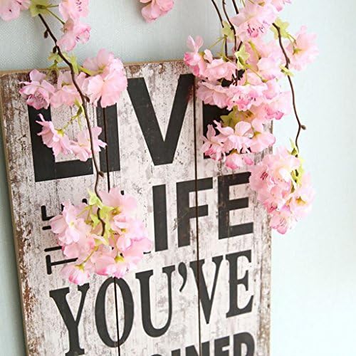 GT Artificial flowers Single branch, Cherry blossoms tree, plant wall, Perfect for Wedding, Bridal, Party, Home, Office Décor fake flowers