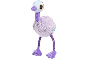 Barkbox BARK Adelaide Emu - Giocattolo per cani, in peluche, colore: viola