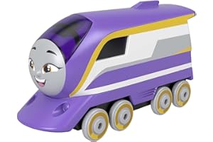 THOMAS & FRIENDS Fisher-Price Il Trenino Thomas - Locomotiva Kana a Spinta , Giocattolo per Bambini 3+ Anni, HBX90