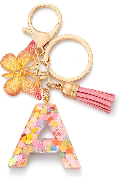 Porte-clés En Forme De Fraise Et Cerise - Lot De 2 - Résine Acrylique Et Zinc - Cadeau Mignon Pour Femme, Fille