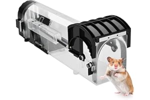 IAGORYUE Upgrade Humane Mouse Trap, Rat & Rodent Trap, Reusable & Washable Mice Traps for Indoors Outdoors, Easy to Use and Release Rat Poison Substitute, No Kill Mice,Pet & Child Friendly,Like Real Mouse Home
