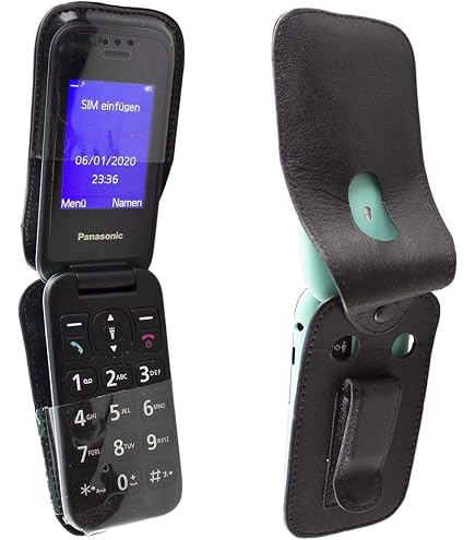 Borsa In Pelle Con Clip Da Cintura Per Telefono Artfone C1/C1+, Custodia Caseroxx Con Finestra Trasparente