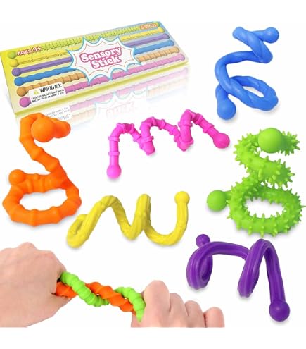Tavola Sensoriale In Silicone SUNNIFLY Doppia Faccia: 20 Corde Colorate E Tasca, Gioco Antistress Per Bambini E Adulti