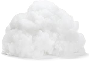 ALMOHADAONLINE- Fibra de Relleno de cojin- Ideal para Rellenar Cojines, Peluches, Decoración de escaparates de Navidad, Nieve Artificial, Tacto Pluma. (10 kg)