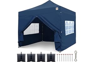 Gorilla Gazebo ® Pop Up 3x3m Heavy Duty Waterproof Commercial Grade Market Stall 4 Side Panels Leg Weights Pegs and Wheeled Carrybag
