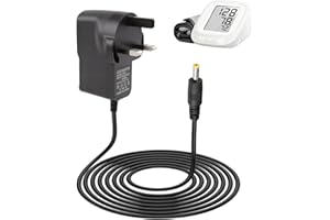 VRYTH 6V Charger for Omron Blood Pressure Monitor, Power Supply Adapter for M2 Basic M3 M4 M6 M7 Intelli IT X2 Basic X3 Comfort X4 X7 Smart, RS1, RS2, HHP-BFH01, M10-IT