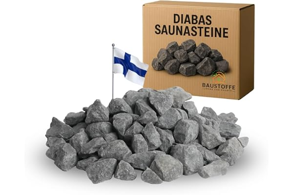 Pierres de sauna lavables de qualité supérieure - Pour tous les types de poêles de sauna - Grains de 32 à 56 mm