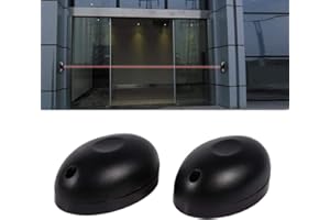 lyrlody Coppia Fotocellule per Cancello, Barriera Infrarossi Singolo Fascio, per Scuole Edifici per Uffici Ospedali Parcheggi Case, Fino a 20 m