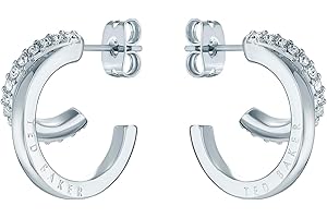 Ted Baker Helias Double Hoop Crystal Earrings For Women