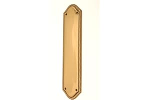INFINITY DECOR Empuje para puerta (latón macizo, 298 x 74 mm, 5 mm de grosor)
