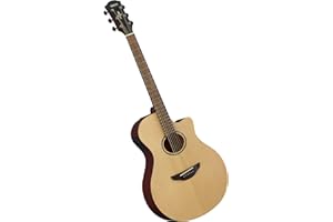 YAMAHA APX600M Guitarra Electroacústica – Acabado Mate, Cuerpo delgado Thinline, Escala 25”, Tapa Maciza, Previo System65 con EQ y Afinador – Natural Satin