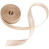 G2PLUS 30M Juteband Dekoband, Natürliche Burlap Band Perfekt für Handwerk Hochzeit Haus Dekor (2 cm)