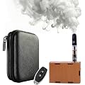 Mini machine à brouillard portable tenue à la main avec télécommande sans fil, kit de brumisateur en bois pour photographie, vidéo, accessoires de cosplay, stylisme culinaire, comprend un étui de