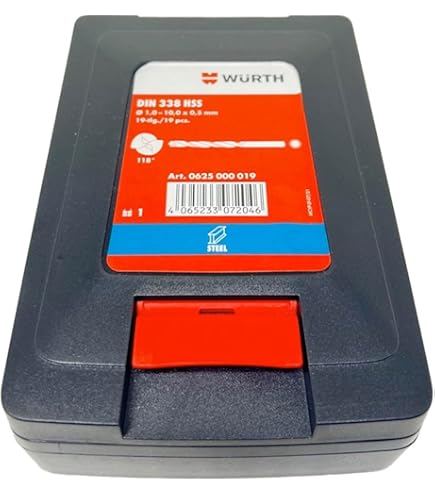 Wurth - Foret hélicoïdal HSS DIN 338 type RN 130 degrés