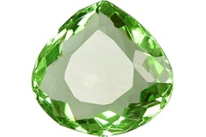 REAL-GEMS Durchscheinender brasilianischer grüner Amethyst 56,50 Ct Feinste Birne, geschliffener grüner Amethyst, Loser Edelstein