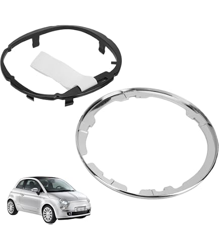 Anneau De Retenue De Botte De Levier De Vitesse Pour Fiat 500/500c (2009-2015) - Référence 71775051 - En ABS - Lot De 2 Pièces - 4