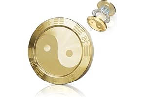 Coolden Fidget Spinner Metall Fidget Slider Toys Lucky Coin Magnetisches Hand Spinner Spielzeug DHS Autismus Angst Sensorisches Anti Stress Spielzeug Geschenke für Erwachsene Kinder