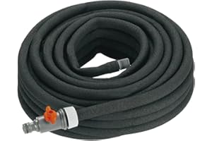 Gardena Wąż do zraszacza Perl: rozszerzenie do istniejących przewodów, oszczędzający wodę zraszacz do nawadniania rzędów roślin i grządek, możliwość dopasowania długości, 100 m (1987-22)