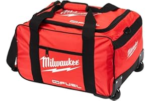 Milwaukee M18 19 tum stora bränsle entreprenörer kraftig duffel verktygsväska med hjul