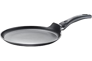 PINTINOX Energy Padella Antiaderente per Crepes Adatta a Tutti i Tipi di Cottura compreso induzione, crepiera con Manico Soft Touch, Diametro cm 26