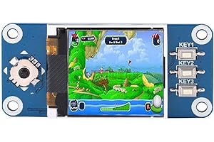 Socobeta Display Module LCD Screen Display LCD Screen Module Monitor for Raspberry Pi 2B / 3B / Zero/Zero W, 1.44 inch 128x128 Resolution