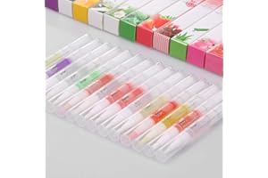 ANSELF Nagelhautöle, 15 Stück, Revitalisierendes Öl für die Nagelhaut, Nähröl für die Nägel, Mix fruchtiger Geschmack, Pflege der Nagelhaut, Nail Art, Zubehör