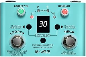 M-VAVE Drum Machine Looper with Tuner