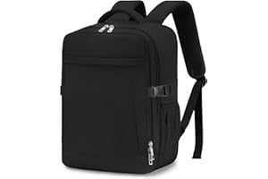 Yankony Zanio 40x30x20 Ryanair Zaino da Viaggio Aereo 24L Bagaglio a Mano 40x30x20 Borsa da Cabina per Donna Uomo 14 Pollici Porta PC Portatili con Tasca Antifurto per Scuola Lavoro Affari