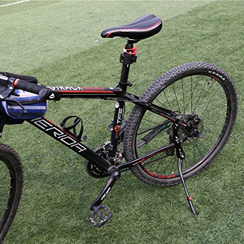 Foxnovo Seitenständer Fahrrad Ständer Hinterbauständer Universal Fahrradständer Aluminiun Gummi für MTB Mountainbike Fahrrad Cycling Aktualisierte Version - 9
