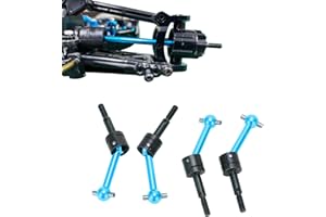 BONKZEBU Drive Shaft CVD for TT02,Wear Resistant Sturdy Metal Drive Shaft CVD,Easy to Install Disassemble TT02 Drive Shaft CVD,for TT02 1/10 RC Car (Blue)