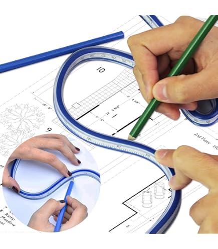 Film Flexible Règle 50cm 0.1mm Échelle PET Pliable Droit