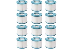 CosySpa Hot Tub Filters for Lay Z Spa (All Models), WaveSpa Hot Tubs – **Premium Filters AT UNBEATABLE PRICE* *(Pack 1/6/12) (Lay Z Spa, Pack of 12)