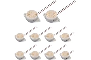 diymore-IOT 10 Stück 95DB Alarm-Summer,12V Elektronischer Summer Piep Alarmk Dauerton hoch-Dezibel DC3-24V.