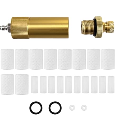 Tubo Flessibile A Molla Alta Pressione 50cm - Per Pompe PCP E Compressori - Acciaio Inox - Foto 5