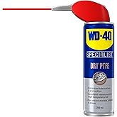 WD-40 Specialist Dry PTFE Lubricant Spray 250ml Can- Ideal for Long Lasting Protection & Lubrication on Metal, Plastic & Rubb