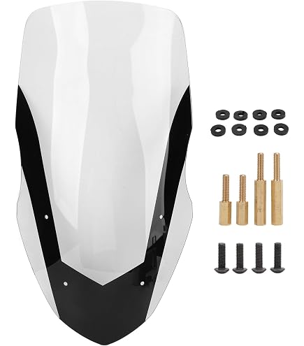 Bulle Saute-vent ERMAX Sport Noir Clair Pour YAMAHA NMAX 125 (2015-2020) - Pare-brise, Neuf