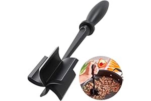 BRITECO Meat Chopper, Meat Chopper for Cooking, Mince Masher, Ground Beef Masher Tool, Versatile Kitchen Tool for Mince Masher
