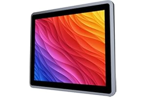 HUNSN 17 Inch Industrial IP65 Front Panel PC, Multi Touch Resistance Touch Screen, J6412, Windows 11 or Linux Ubuntu, PX04, TPM2.0, 9-36V 2Pin Phoenix, 2 x COM, HDMI, 2 x LAN, 8G RAM, 128G SSD