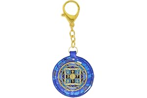 juanxian Feng Shui Sum-of-Ten Enhancer Amulet Keychain W4209