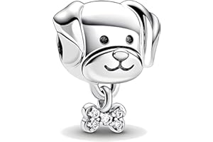 JCALEYDO Charm, Plata de Ley 925, Compatible con Pulsera Pandora