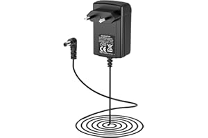 Jippofu Transformador 9V 2A 18W Fuente de Alimentación para Tiras de luz LED, Enrutador, Cámara CCTV, Impresora 3D, Monitor, Adaptador Cargador de Corriente CA 100V-240V 50/60Hz 5.5 * 2.1mm Cable 1.8m