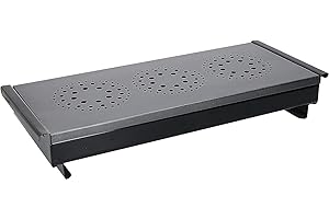 ‎MASTERCRAFT Professioneller Teelicht-Speisewärmer / Tellerwärmer, Master Class , Karbonstahl, schwarz / grau, Einzelpackung