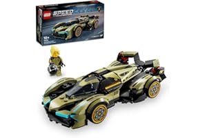 LEGO Speed Champions Luksusowe Lamborghini Lambo V12 Vision GT, zabawki dla chłopców i dziewczynek, dekoracja pokoju dziecięcego, wyścigówka, pomysł na prezent dla 10-latka i miłośników gier, 76923
