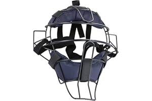 UNGROL pologmase Softball-Gesichtsschutz - Verstellbare Softball Catchers Gear,Strapazierfähiger und sicherer Fielder-Kopfschutz mit weitem Sichtfeld. Leichter und bequemer Anzug für alle Altersgruppen