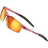 ATTCL Occhiali da sole polarizzati da uomo, per pesca, golf, protezione UV400
