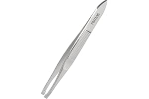 REMOS PROFESSIONAL BODY CARE REMOS Tweezers Made of Stainless Steel with Straight tip - 8 cm