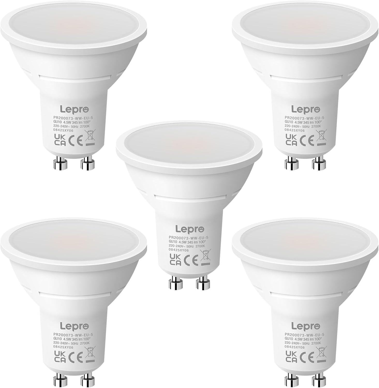 Avis d'Expert & Test Approfondi : Lepro GU10 LED Bulbs Warm White 2700K 4 5W 50 (Sélection)
