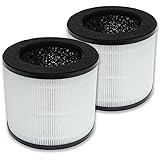 PUREBURG Confezione da 2 filtri HEPA di filtrazione 4 in 1 di Ricambio compatibili con i purificatori d'Aria Himox H08